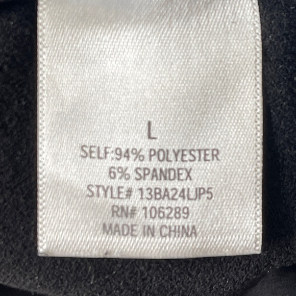 Alya Black Fringe Faux Suede Mini Skirt Size Large Western Style Cowgirl - Picture 6 of 8